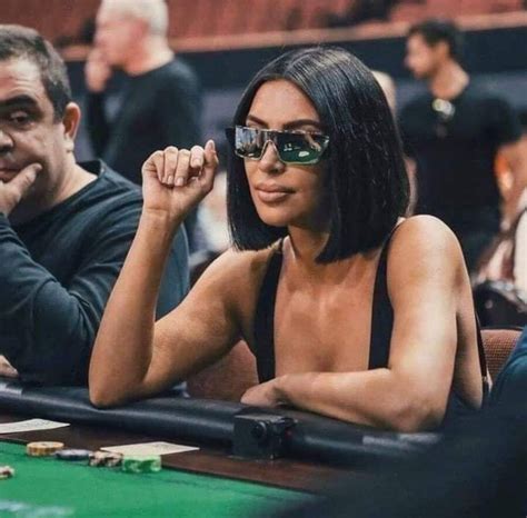 Kim kardashian poker face